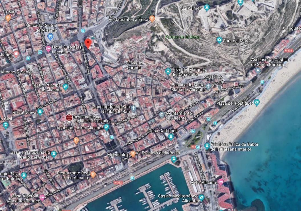 Apartamento Grande-Centro Barrio Playa Alicante Esterno foto